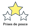 Prises de pouce