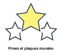 Prises et plaques murales