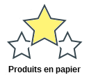 Produits en papier