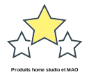 Produits home studio et MAO