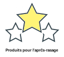 Produits pour l'aprčs-rasage