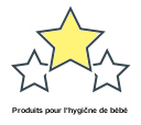 Produits pour l'hygične de bébé