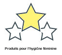 Produits pour l'hygične féminine