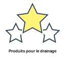 Produits pour le drainage