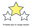 Produits pour le rasage manuel