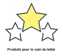 Produits pour le soin du bébé