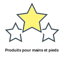 Produits pour mains et pieds