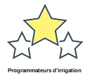 Programmateurs d'irrigation
