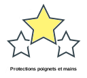 Protections poignets et mains