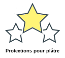 Protections pour plâtre