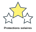 Protections solaires