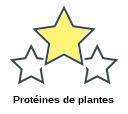 Protéines de plantes