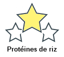 Protéines de riz