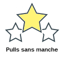 Pulls sans manche