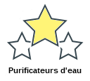 Purificateurs d'eau