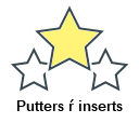 Putters ŕ inserts