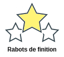 Rabots de finition