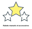 Rabots manuels et accessoires