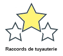 Raccords de tuyauterie