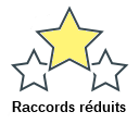 Raccords réduits