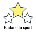 Radars de sport