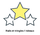 Rails et tringles ŕ rideaux