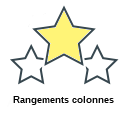 Rangements colonnes