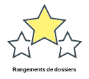 Rangements de dossiers