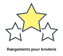 Rangements pour broderie