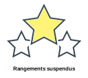 Rangements suspendus