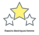 Rasoirs électriques femme