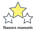 Rasoirs manuels