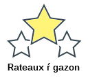 Rateaux ŕ gazon