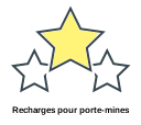 Recharges pour porte-mines