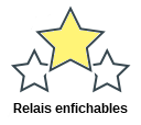 Relais enfichables