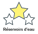 Réservoirs d'eau