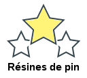 Résines de pin