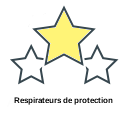 Respirateurs de protection