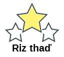 Riz thaď