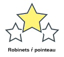 Robinets ŕ pointeau