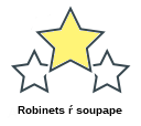 Robinets ŕ soupape