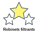 Robinets filtrants