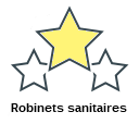 Robinets sanitaires