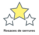 Rosaces de serrures