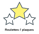 Roulettes ŕ plaques