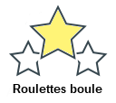 Roulettes boule