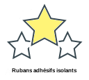 Rubans adhésifs isolants