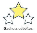 Sachets et boîtes