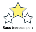 Sacs banane sport