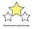 Sacs de sport grand format